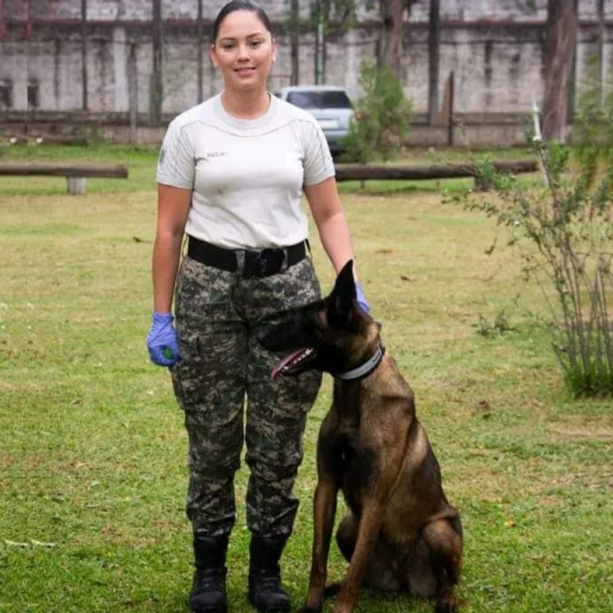 Historias de policías chaqueñas: Estefaní Díaz, experiencia y compromiso en la División Canes