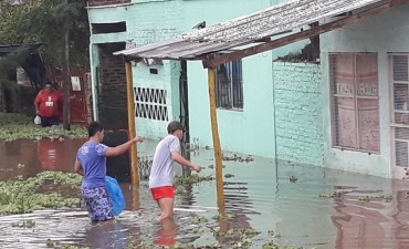 Sáenz Peña: Tierra de nadie en plena inundación