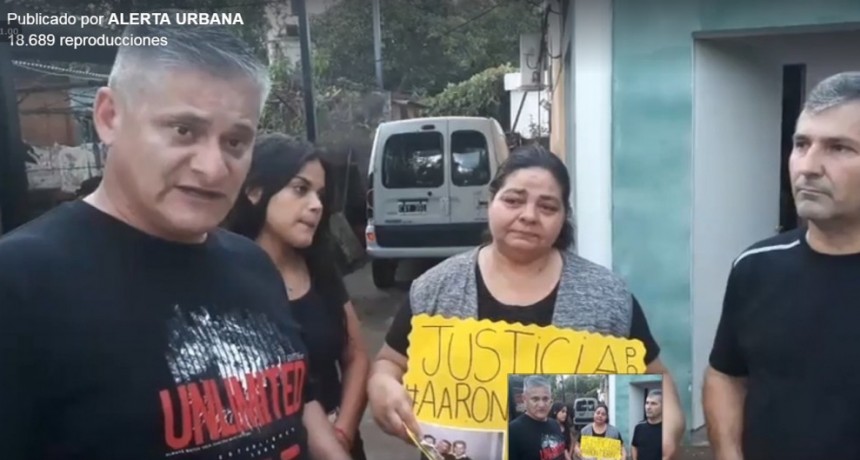 Justicia para Aaron Merino: familiares y amigos marchan éste lunes 21 a las 9.30 hs desde el mástil de la Av. 9 de Julio frente a la Plaza 25 de Mayo hasta fiscalía.