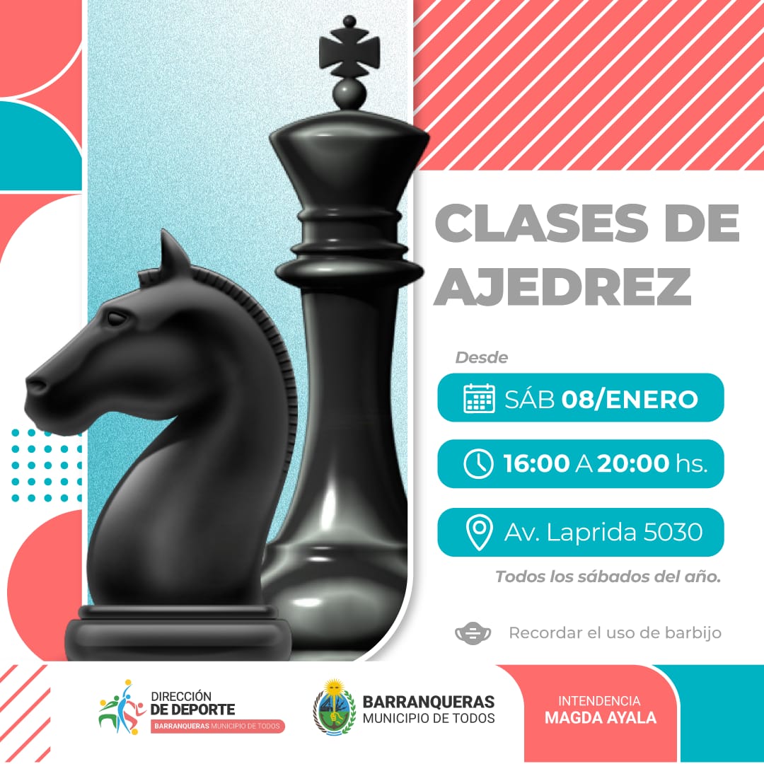  Barranqueras: Comienzan las clases de ajedrez y continúan las actividades deportivas gratuitas 