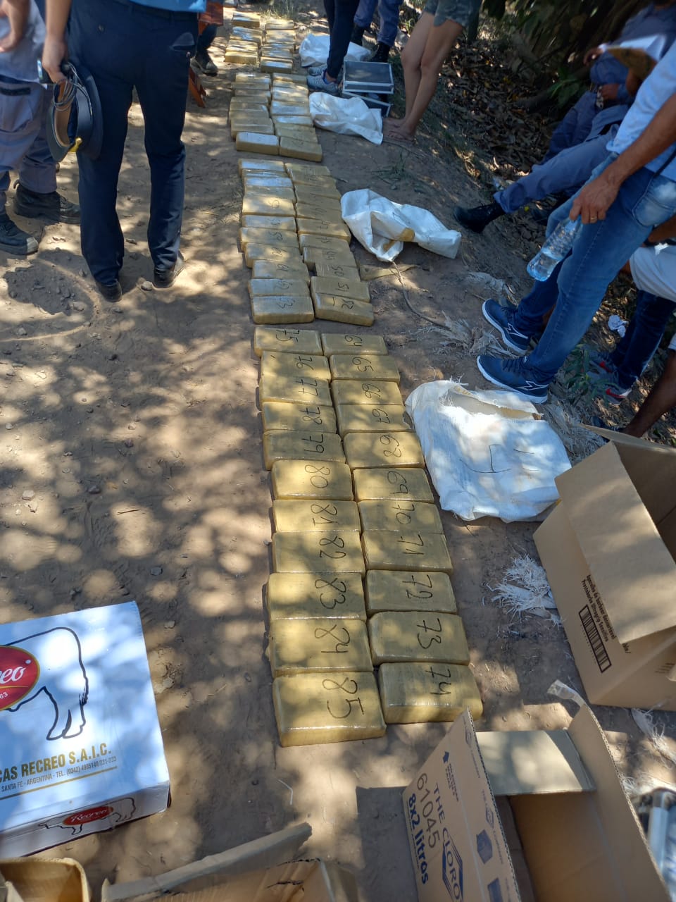100 kilos de marihuana incautada por la policía del Chaco 