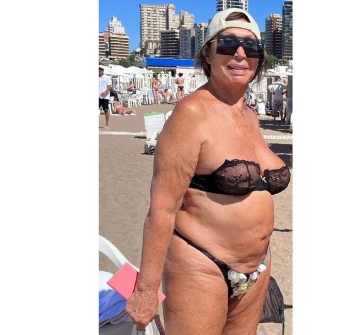 “Atrasan, ridículos, crotos”: Moria Casán les respondió a quienes la criticaron por sus fotos en bikini