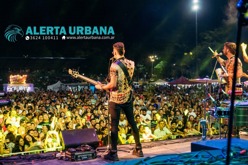 Choque Urbano, Viento Norte y Pilar Franzotti fueron los shows principales de otra noche en “modo verano” en Resistencia