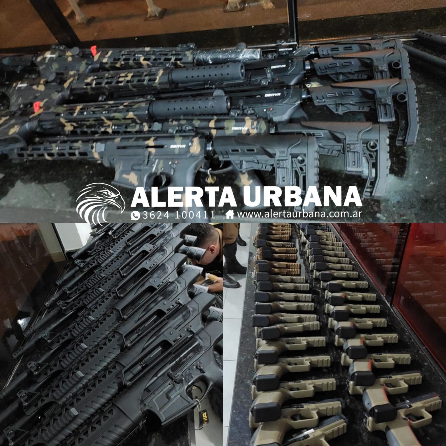 La policía brasileña impidió que ingrese un cargamento de armas del PCC en Argentina