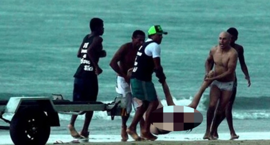 Brasil: un rayo mató a una mujer y dejó siete heridos en una playa