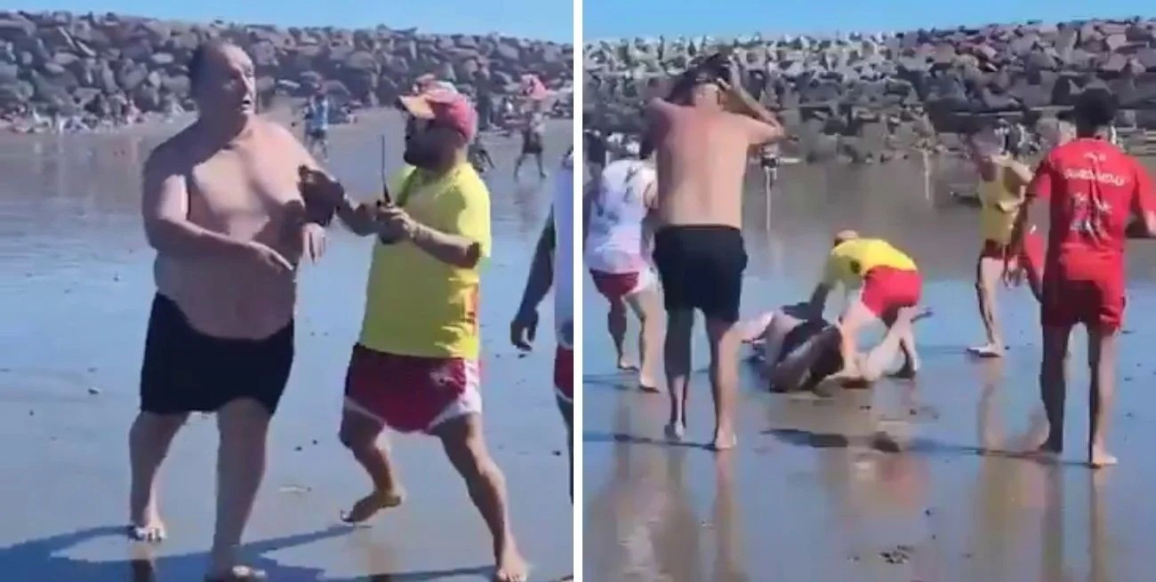 Echan a guardavidas que se pelearon con un turista en una playa de Chubut