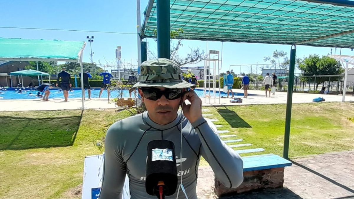 Comenzó el IX° Curso de natación policial en Resistencia: 