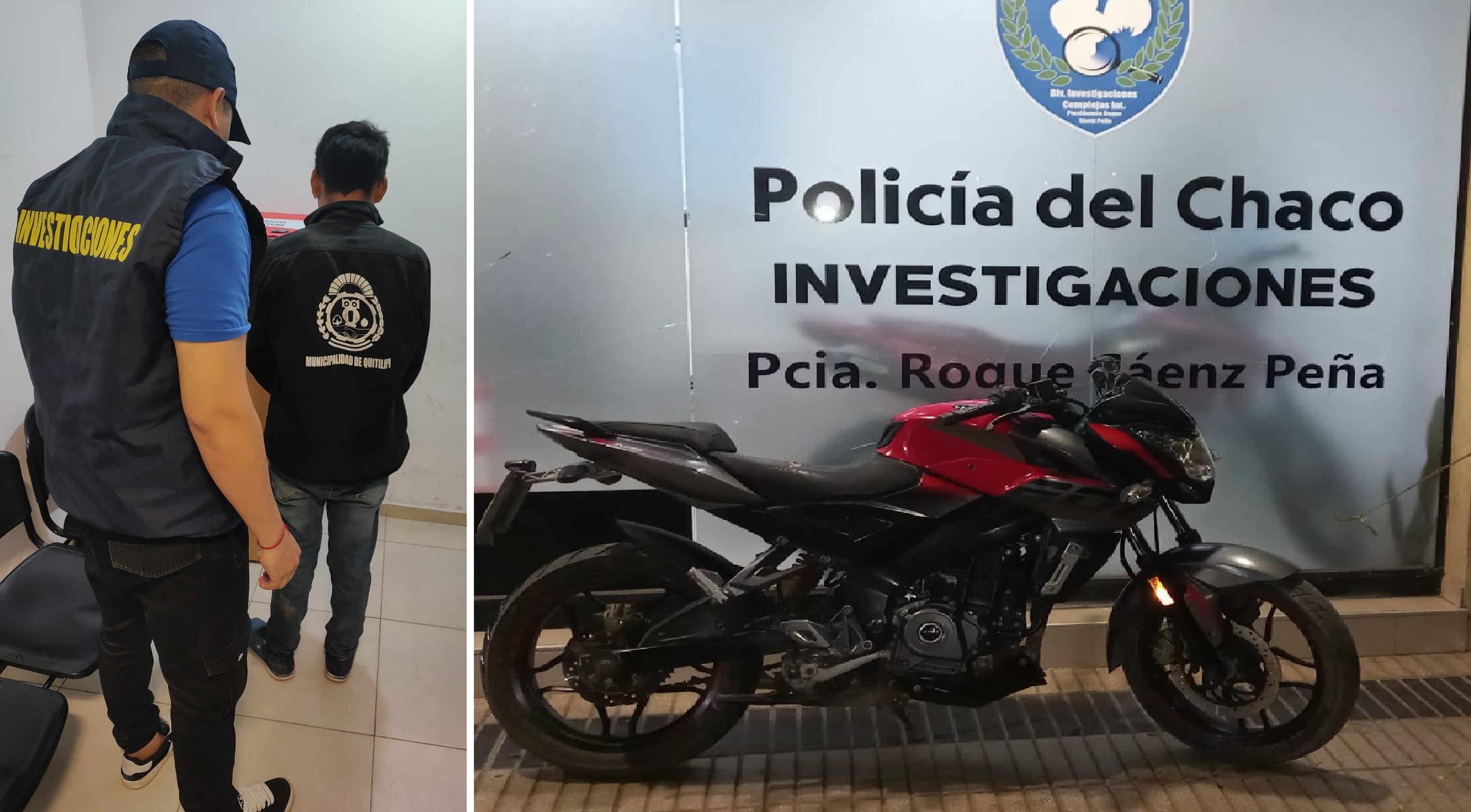 Recuperan motocicleta de alta cilindrada sustraída en Sáenz Peña durante una venta