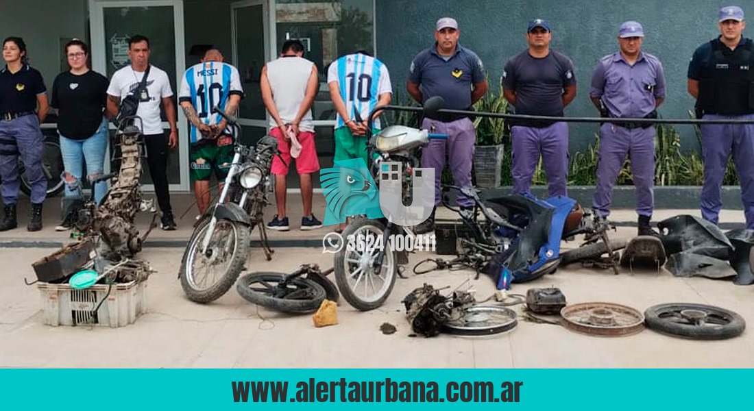 Tres detenidos al desmantelar desarmadero en el barrio Toba