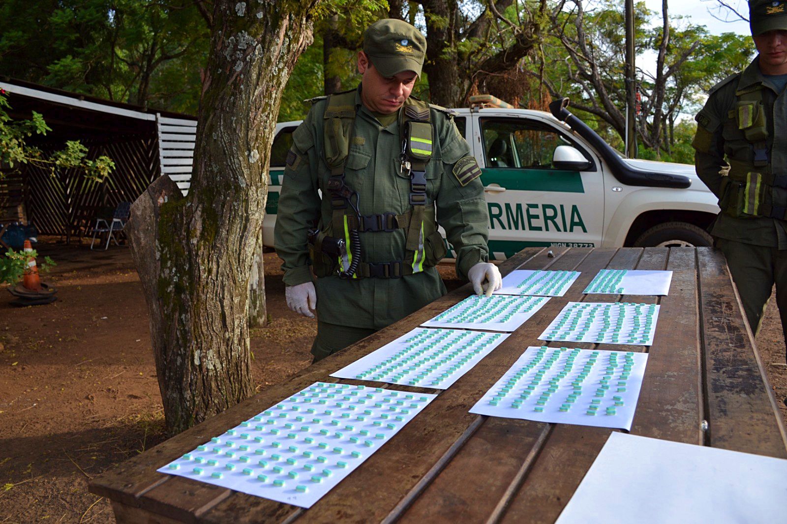 Detienen a un vehículo que llevaba de Misiones a Buenos Aires 695 pastillas de éxtasis