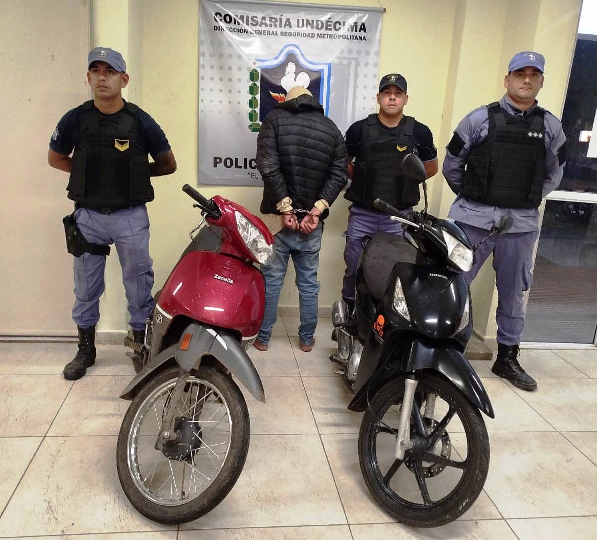 Recuperan moto robada en Resistencia y detienen a joven de 18 años tras persecución