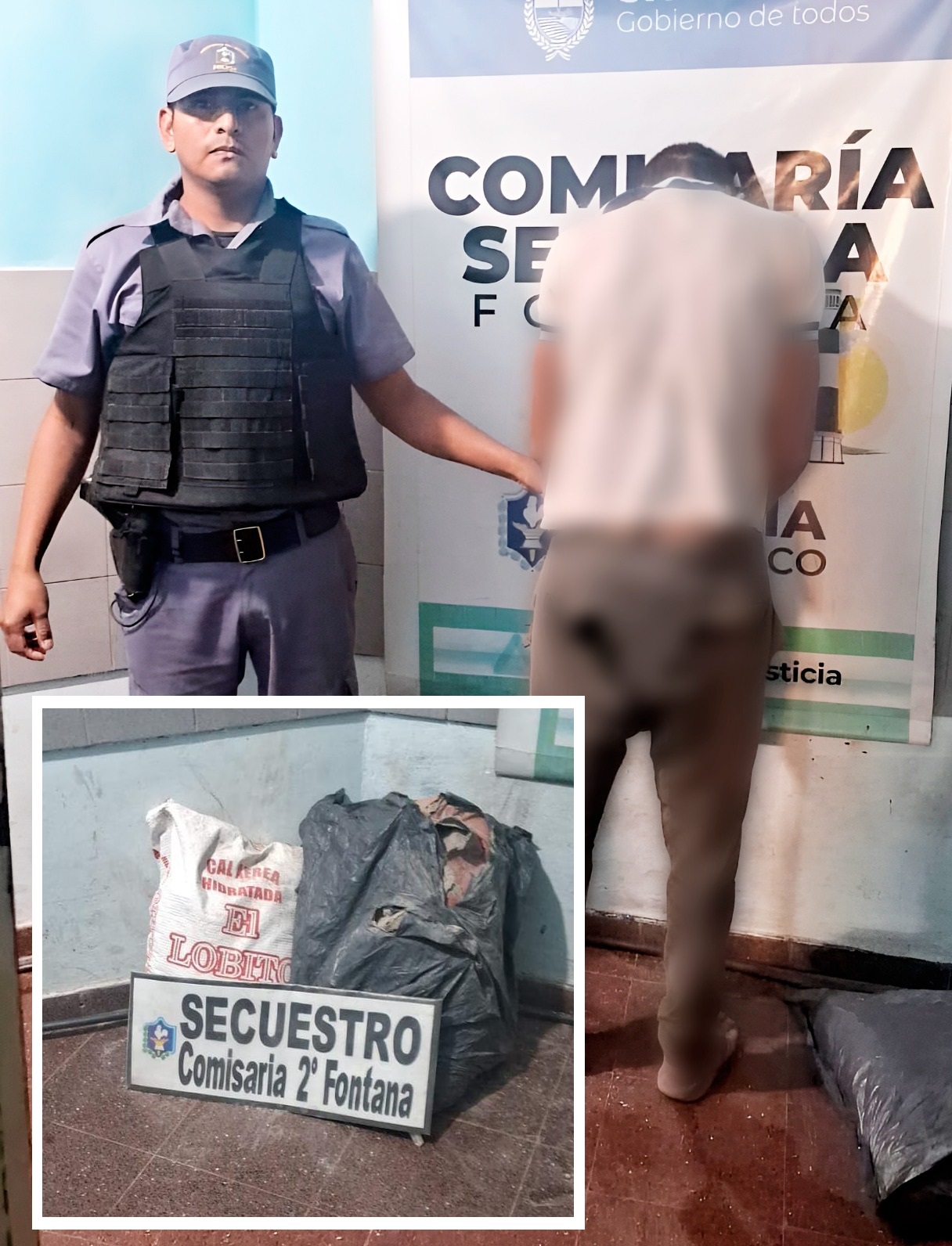 Detienen a hombre por intentar robar materiales de construcción en iglesia de Fontana