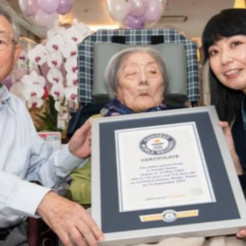Murió la persona más anciana del mundo: tenía 116 años y era japonesa