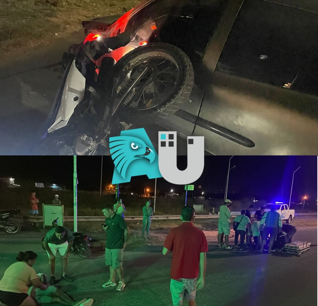 Resistencia: Joven resulta gravemente herido en accidente vial