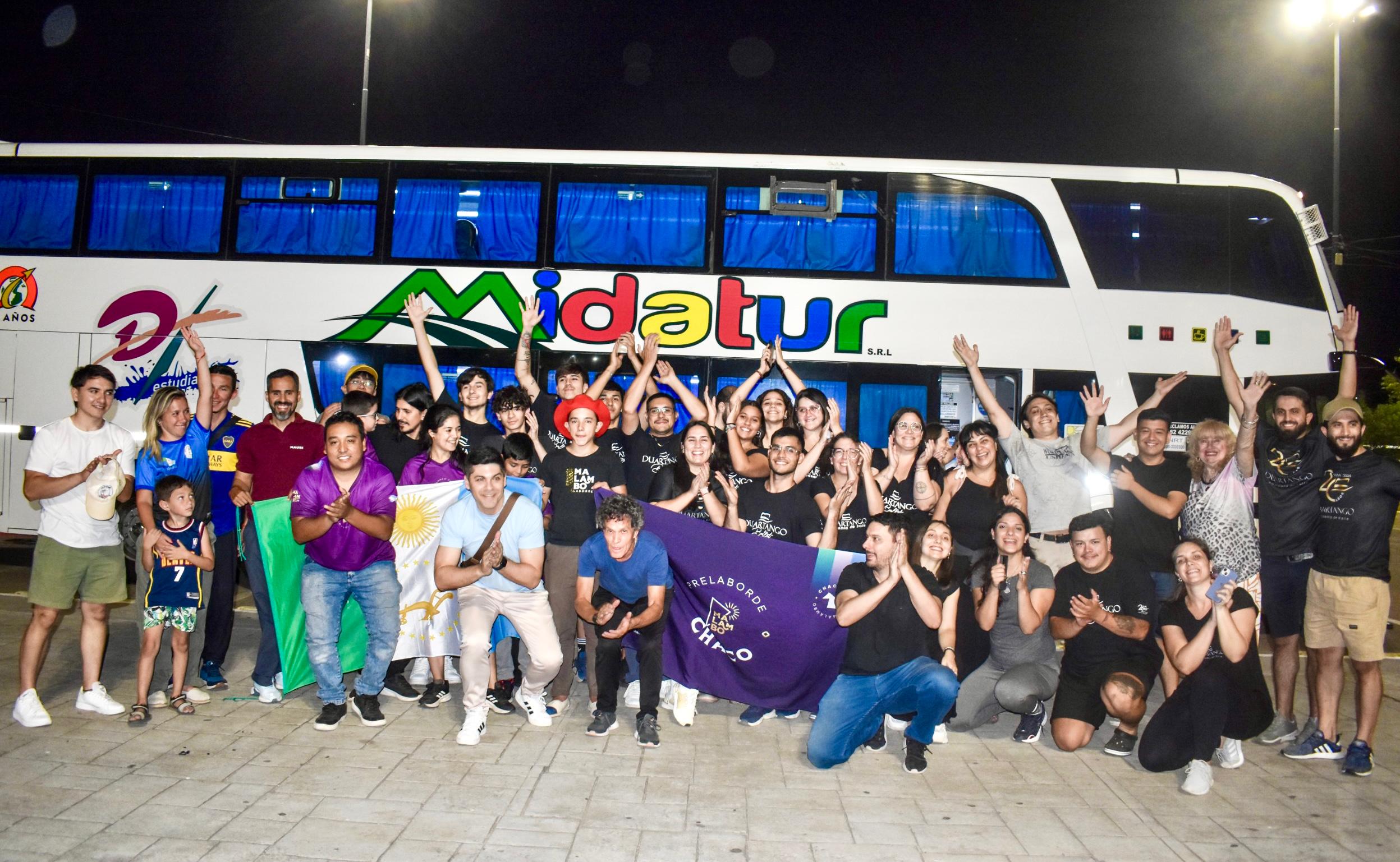  Partió la delegación que representará al Chaco en el Festival Nacional de Malambo