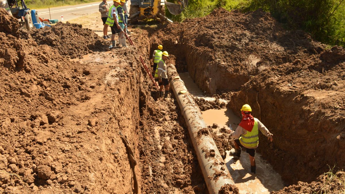 Sameep culminó la reparación de un tramo del acueducto norte 