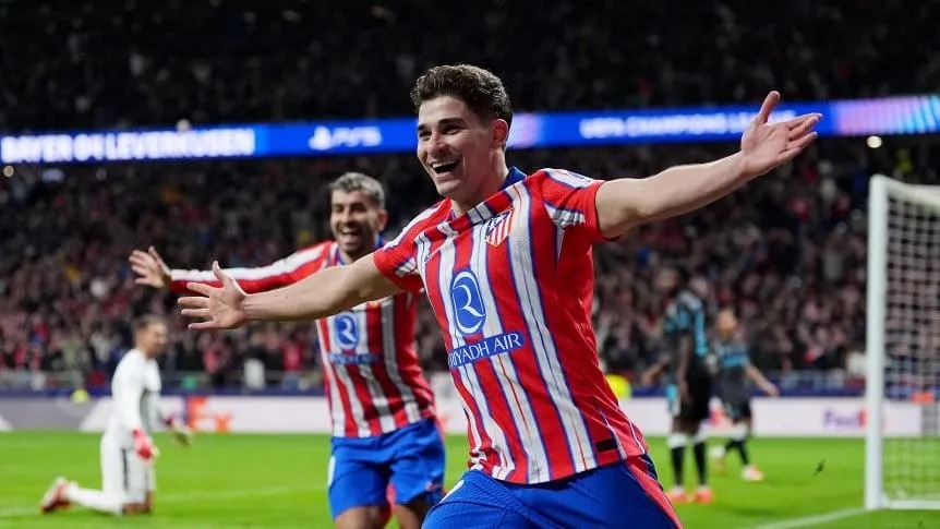Con Julián Álvarez como figura, Atlético Madrid obtuvo un triunfo clave en la Champions