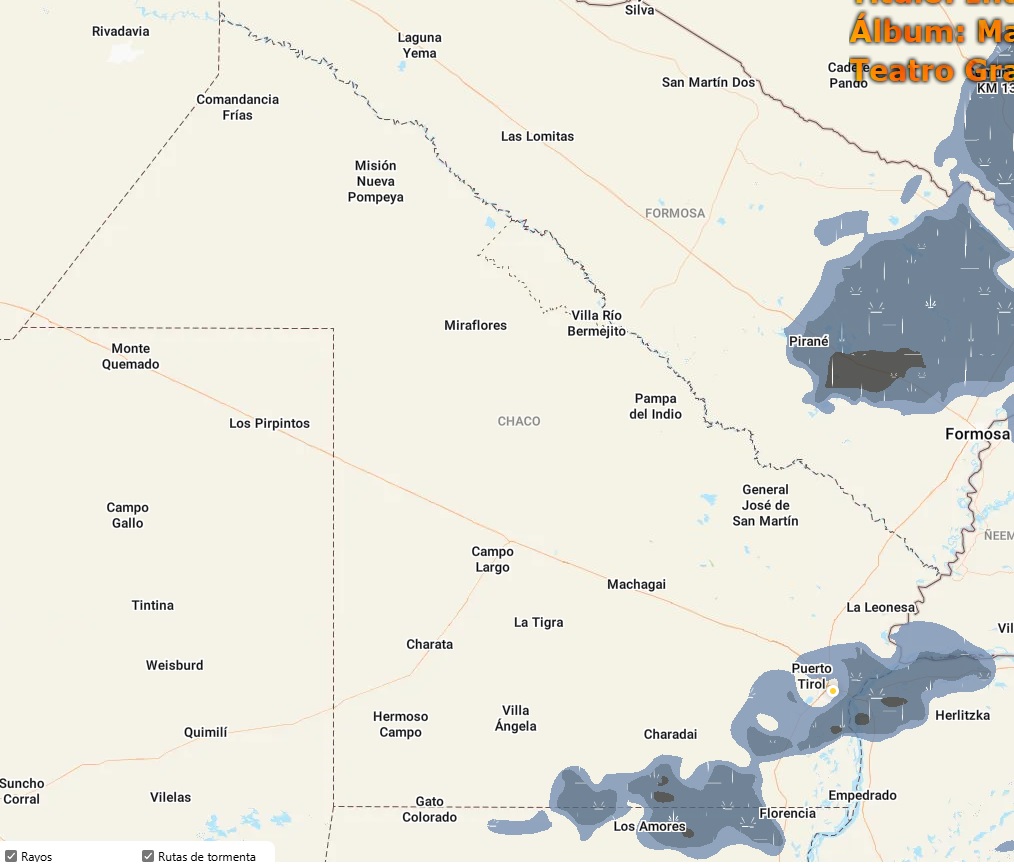 La lluvia no llegó a toda la provincia y son dispares los milimetrajes en el Chaco 