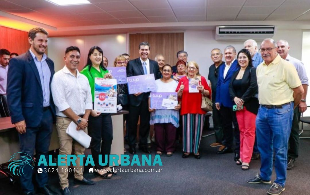 El gobernador Capitanich presentó “Tuya Activa”, el programa destinado a jubilados para potenciar el turismo