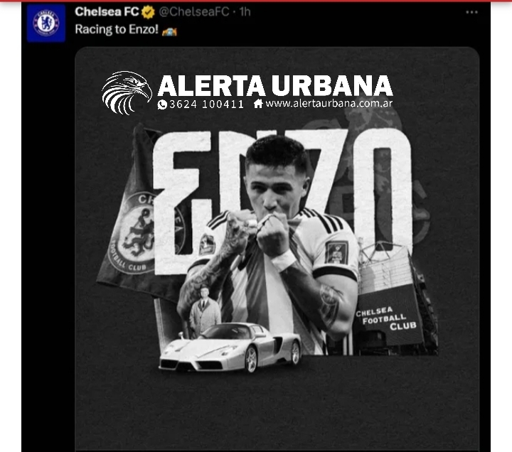 Enzo Fernández se despidió del Benfica: así le dio el Chelsea la bienvenida en redes