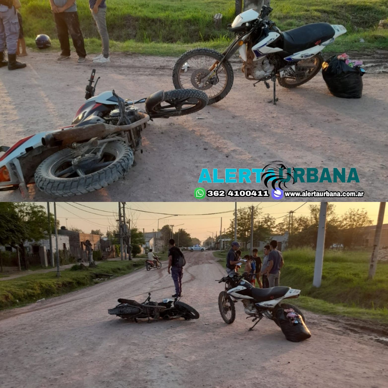 Tres adultos y una menor lesionados en un accidente de tránsito en Charata