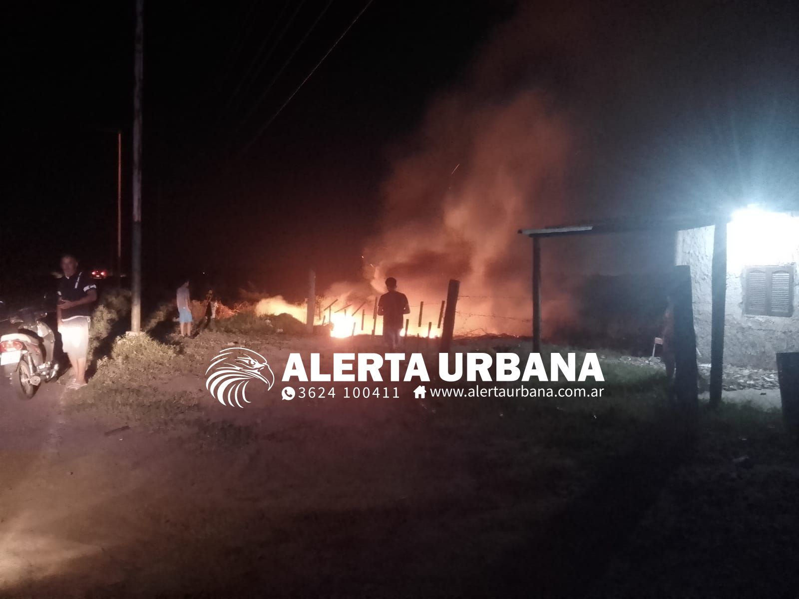 Puerto Vilelas: incendio 