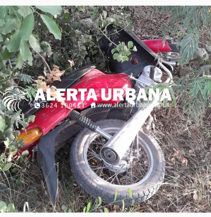Resistencia: la Policía del Chaco recupera una motocicleta sustraída 