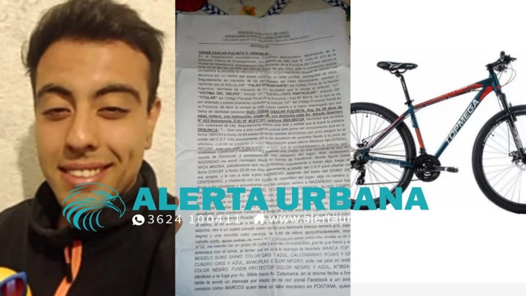 Lo denuncian por robar una bicicleta: “Se hace pasar por méndigo”
