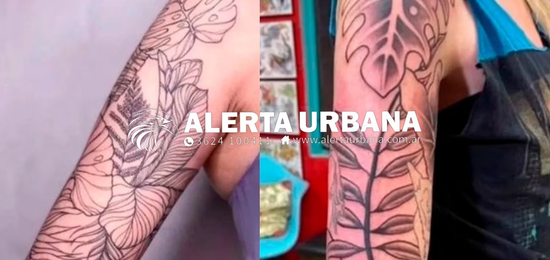 Fue a hacerse una delicada hoja y el tatuador quiso innovar: “Hizo lo que quería”