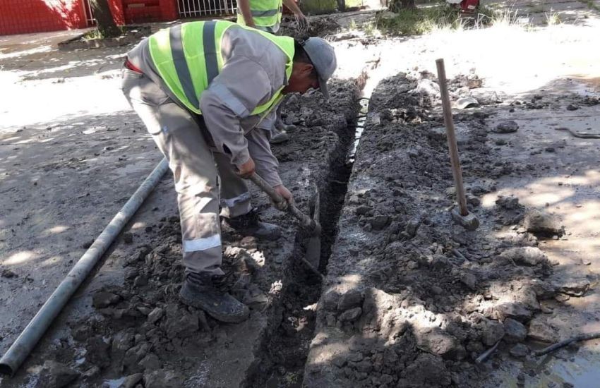 Gral. San Martín - Sameep informa: Trabajos de reparación podría causar baja presión de agua