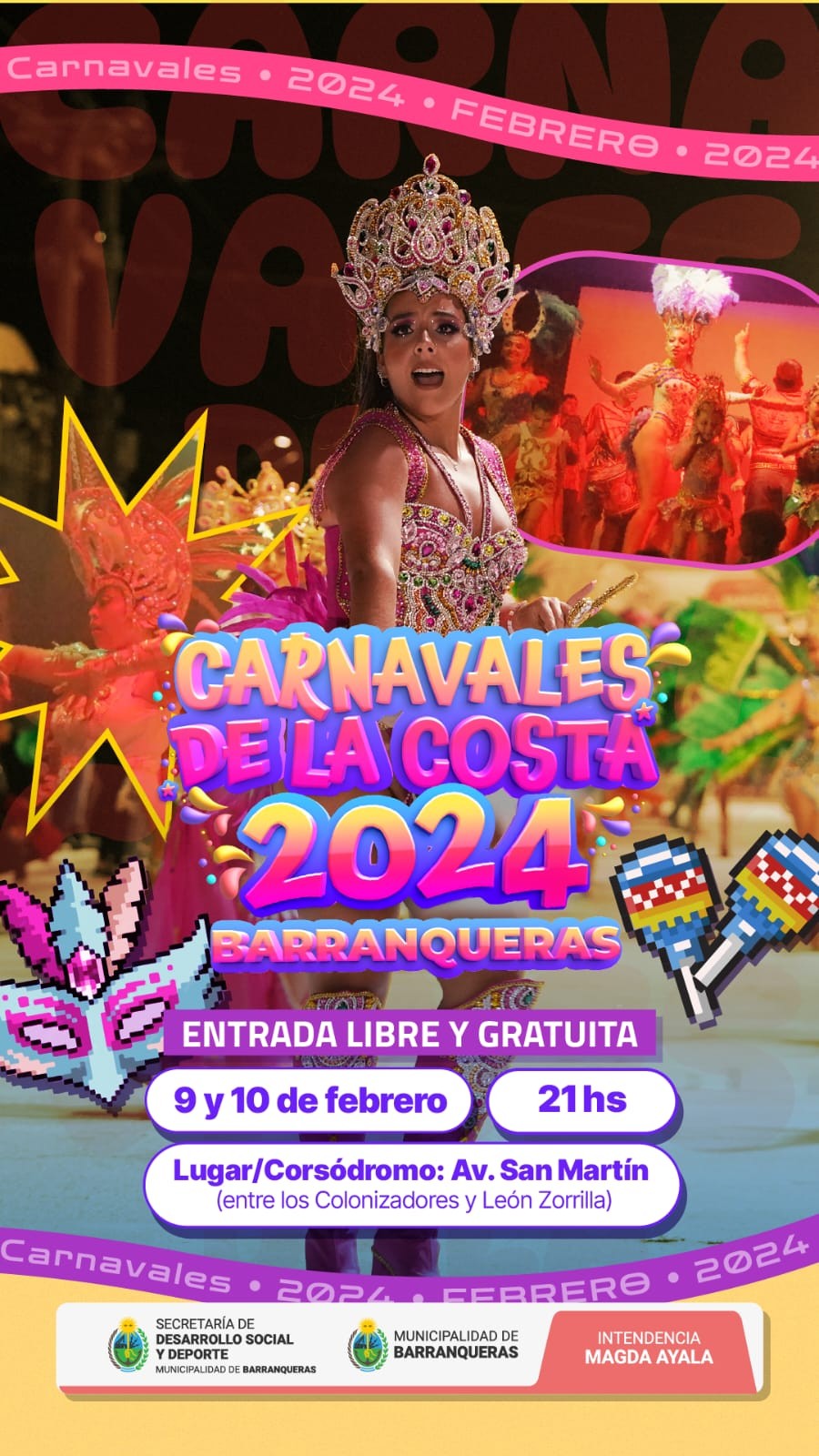 Se vienen los carnavales en la Ciudad Portuaria 