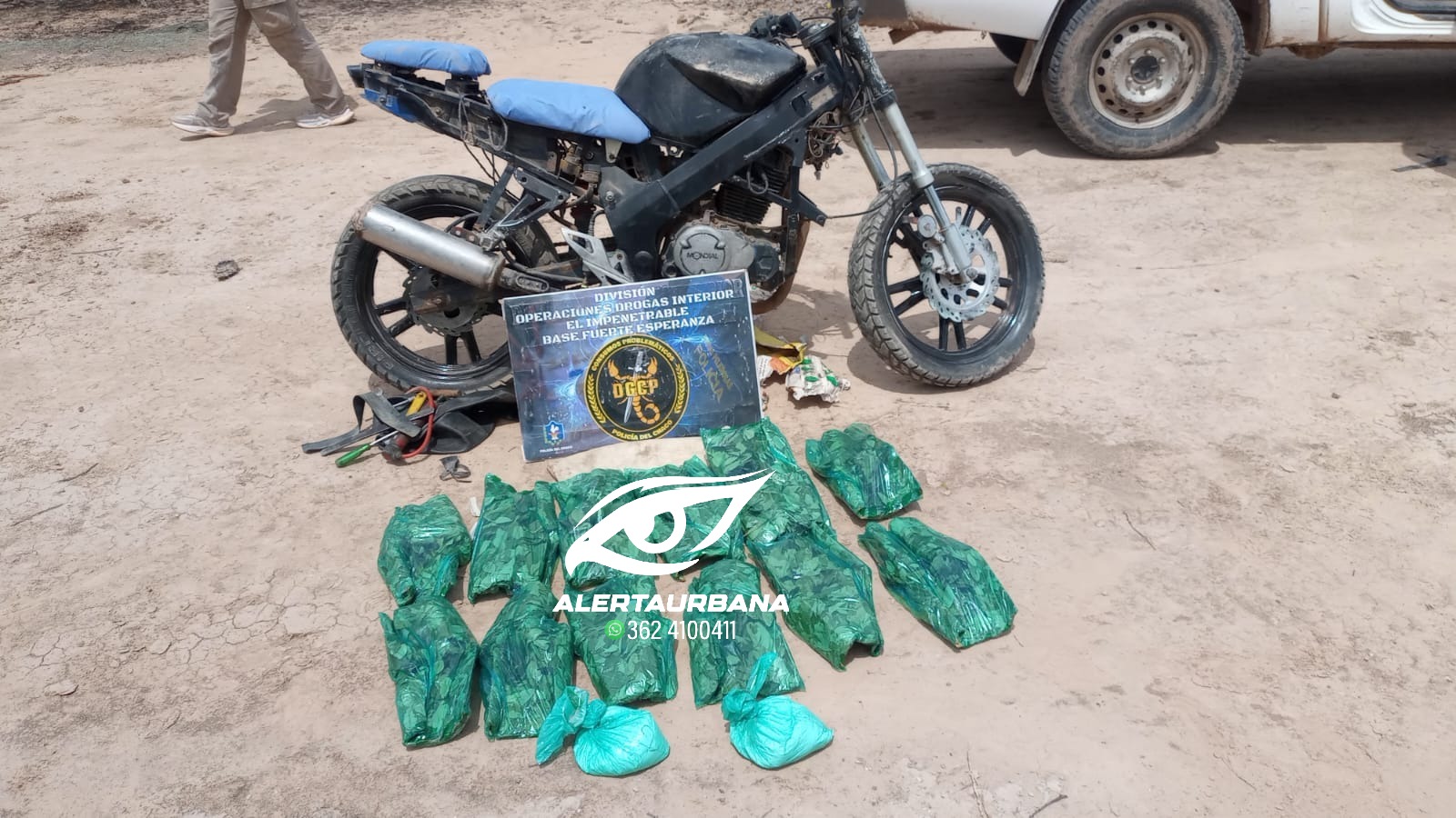 Secuestran un kilo de cocaína en El Impenetrable: los narcos lograron fugarse hacia territorio salteño