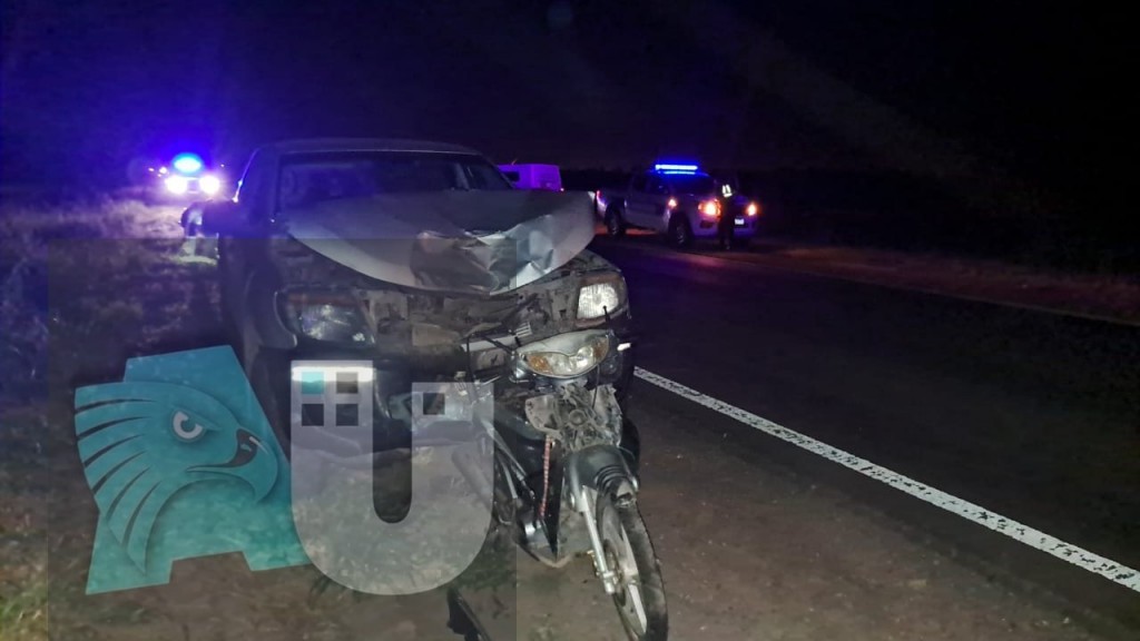 Una motociclista falleció anoche en un choque con una camioneta