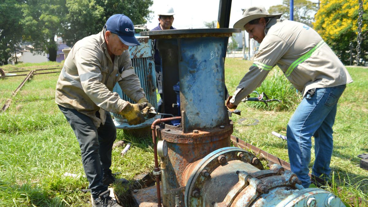 Sameep trabajó en el mantenimiento de las cisternas de Villa Monona y Sur