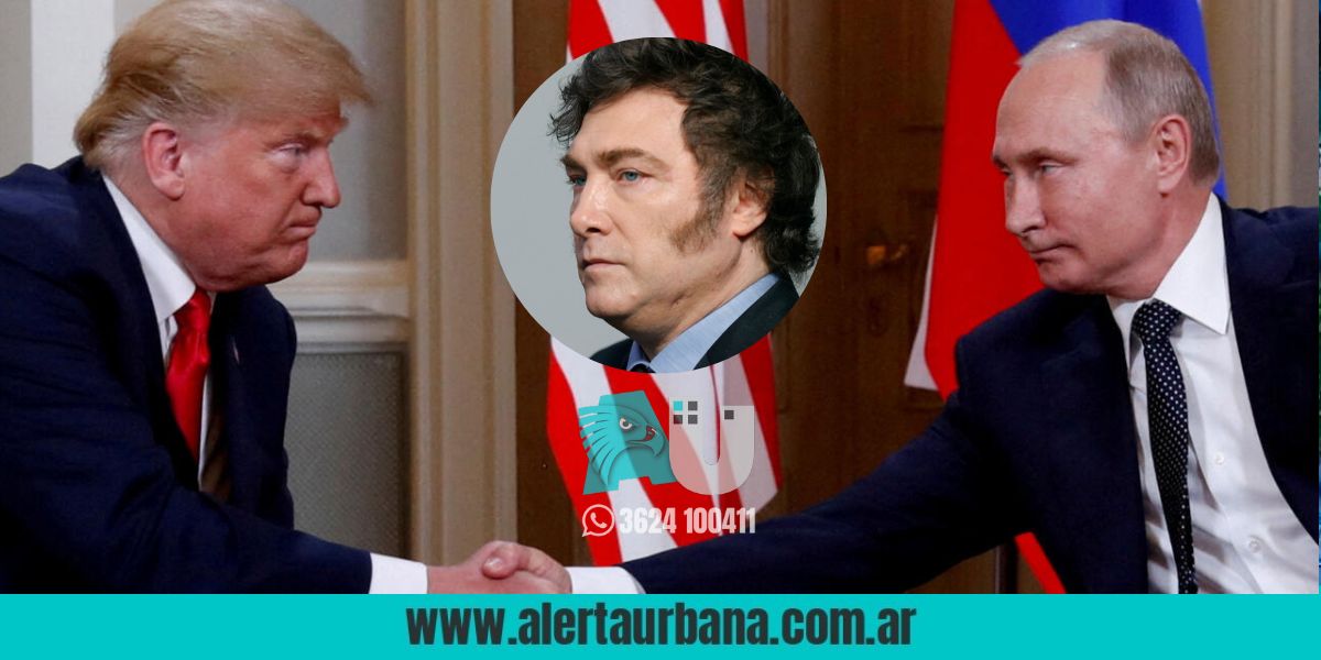 ¿Dónde queda Milei?  Trump y Putin ordenaron negociar la paz 