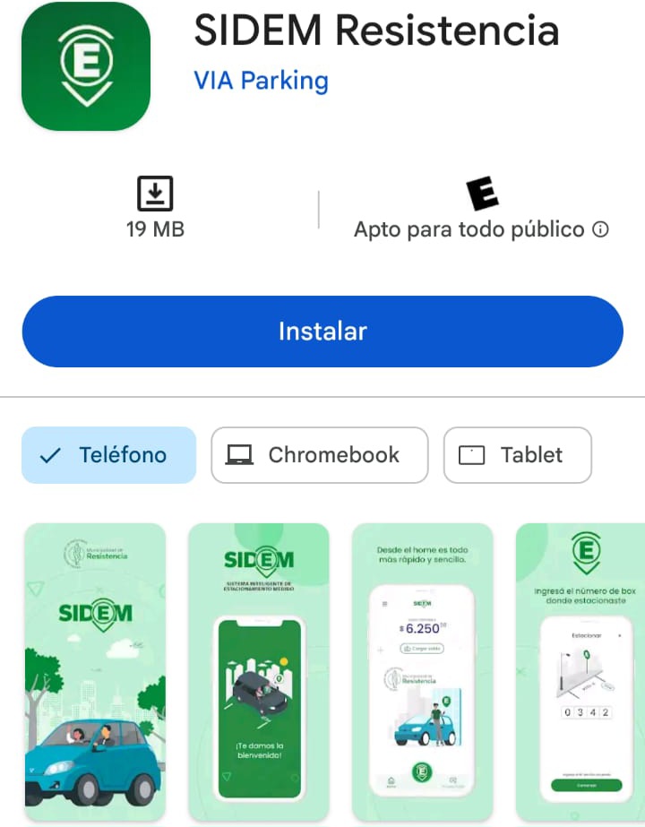 Desde este lunes 17 ya empieza a regir el Estacionamiento Medido en Resistencia, y ya podes descargar la aplicación 