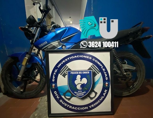 Logran recuperar dos motos robadas en asaltos a mano armada