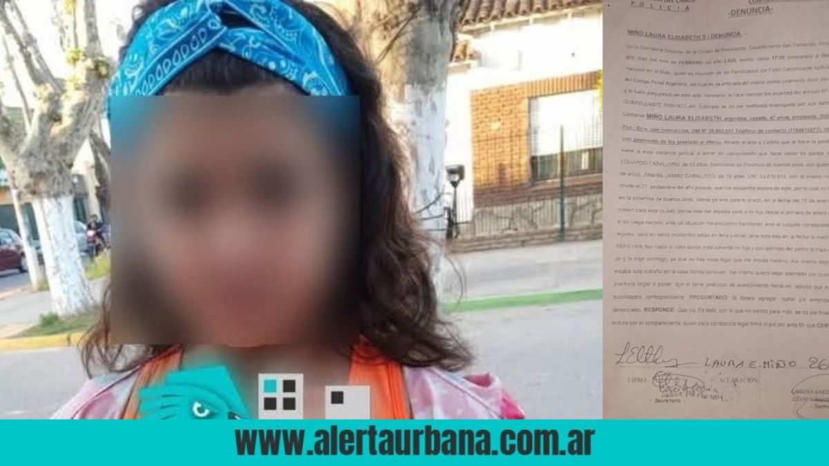 La madre de la niña desaparecida en Resistencia aclaró que está con ella: 