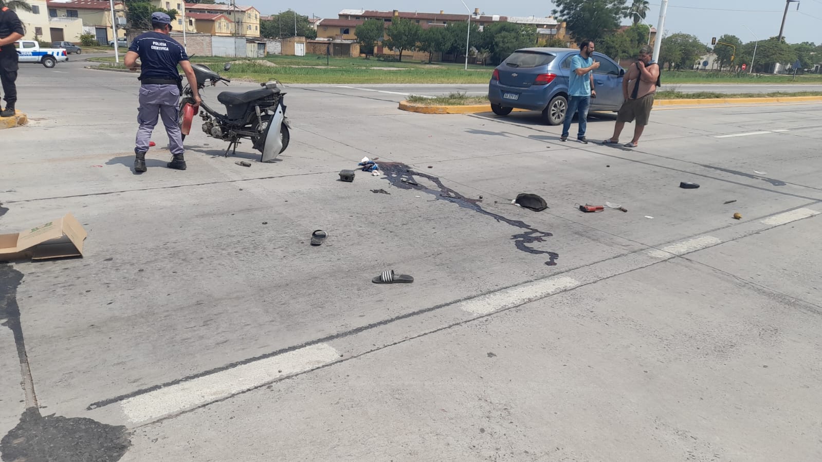 Motociclista muere en un incidente vial en Resistencia