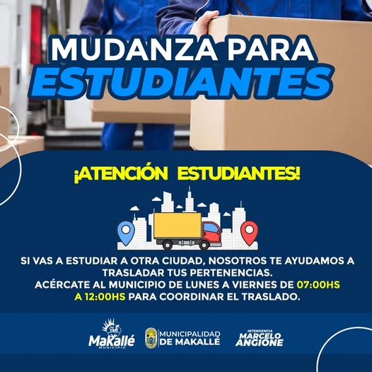 El municipio de Makallé lanzó un servicio de mudanza gratuita para estudiantes