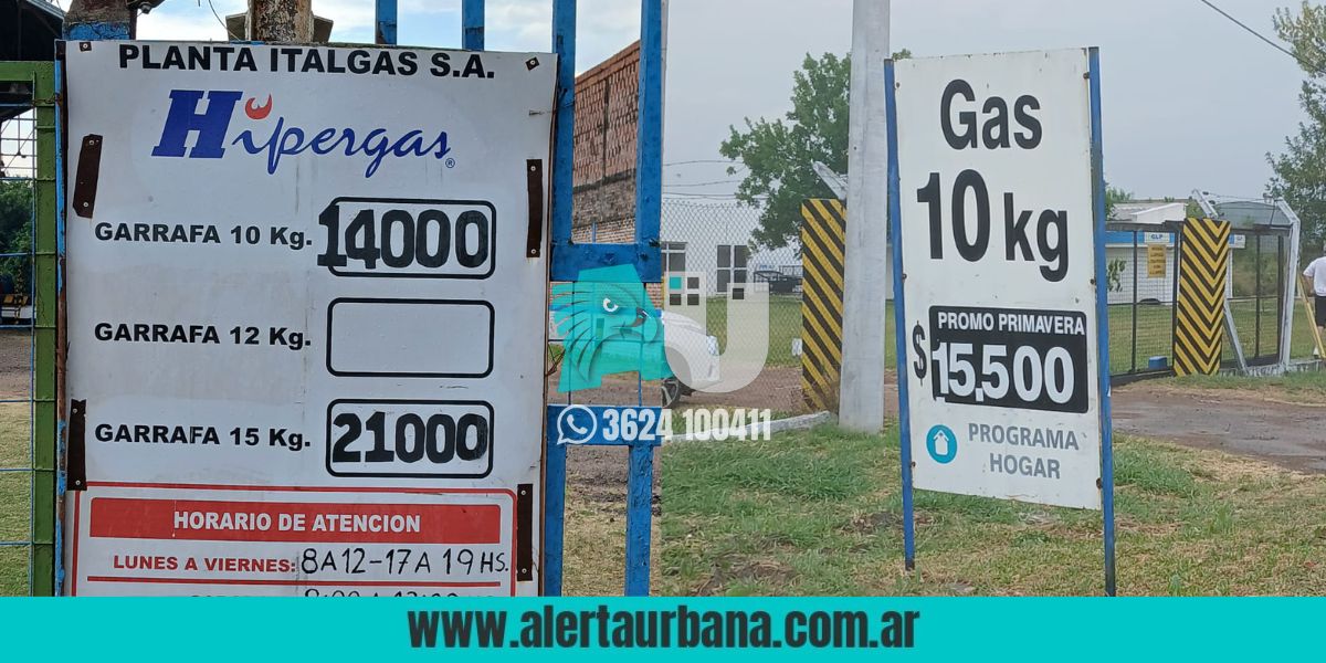 ¿Cuánto cuesta una garrafa en Resistencia? Esclarecedor informe de ALERTA URBANA