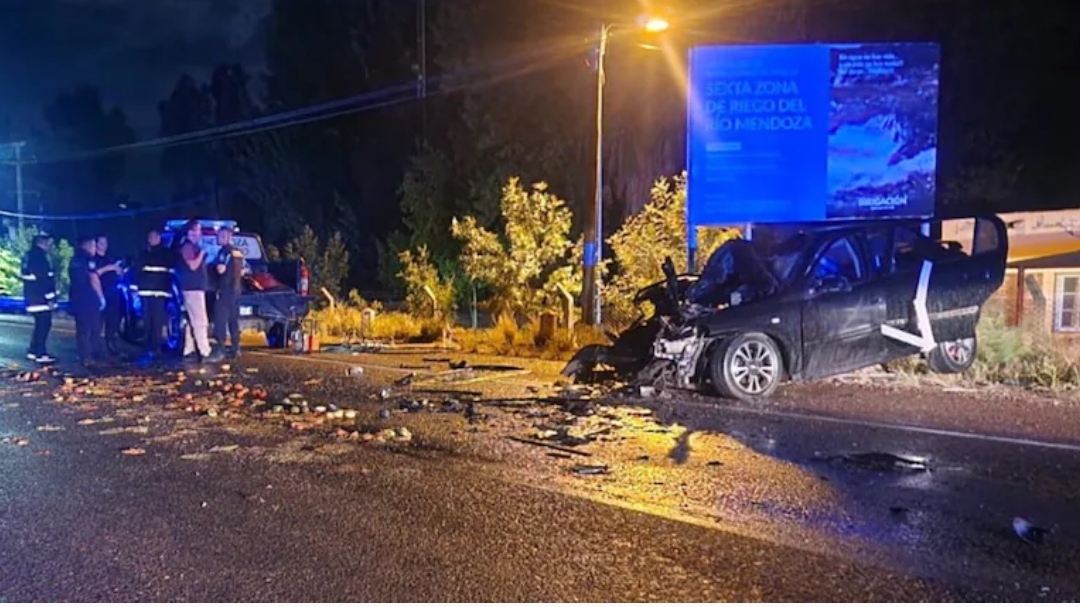 Tragedia en Mendoza: una mujer y su hija murieron en un impactante choque frontal con un camión
