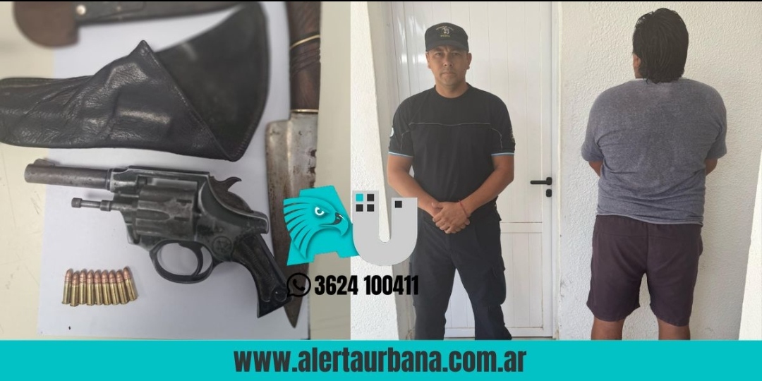 Puerto Vilelas: amenazó a su pareja con un arma, fue detenido