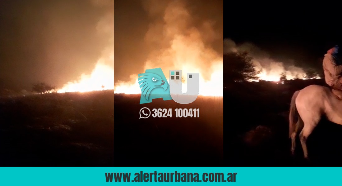 Alerta por incendios rurales en la zona de Colonia Mixta 