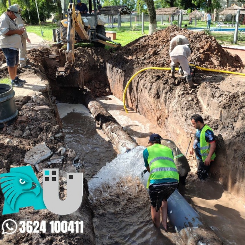 Sameep completó la reparación de un acueducto en Las Palmas 
