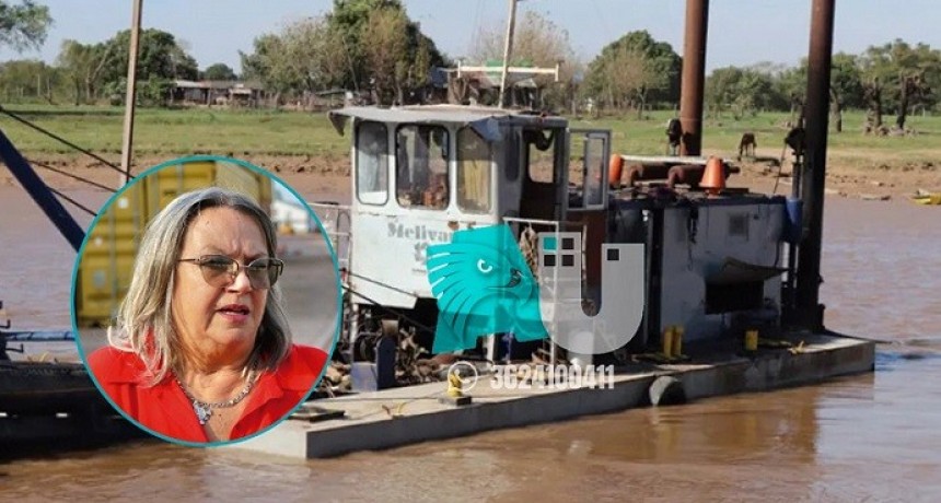 Alicia Azula: “El dragado del riacho Barranqueras viene lento”