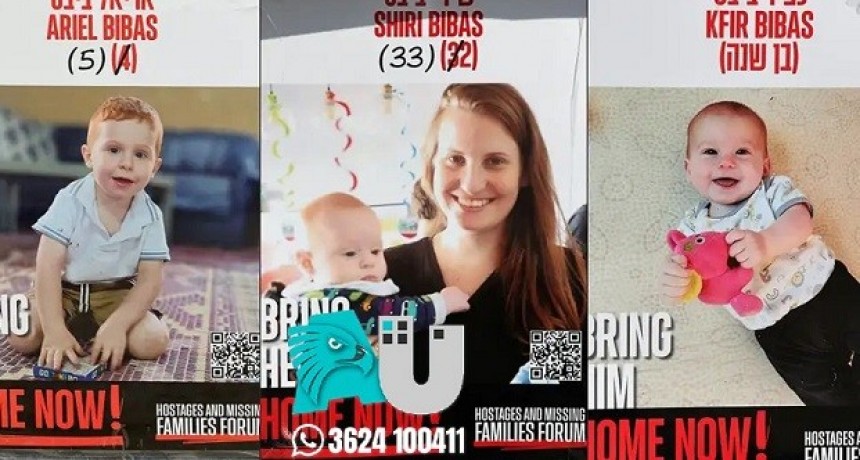 Los restos de Shiri Bibas pudieron confundirse 