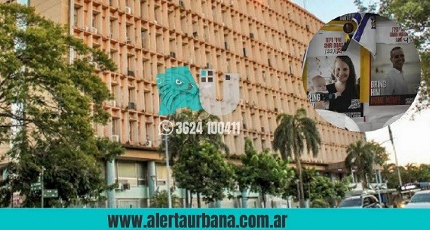 Iluminarán edificios de Resistencia en homenaje a la familia Bibas