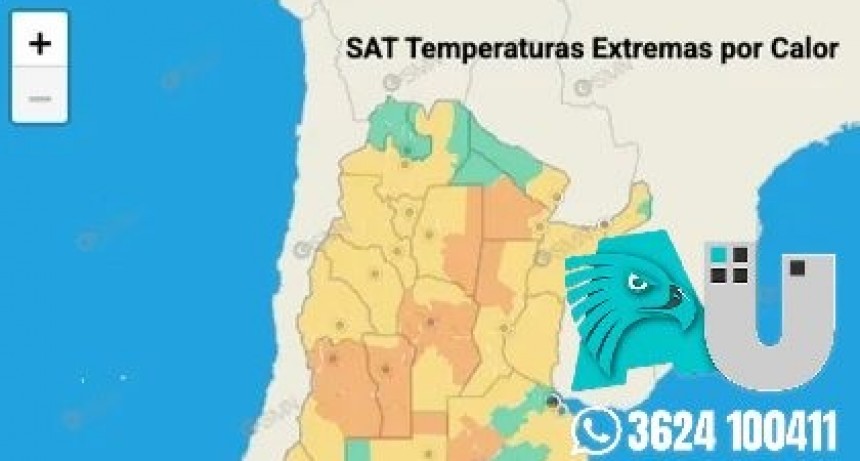 Por el calor extremo, la mayor parte del Chaco está con alerta naranja