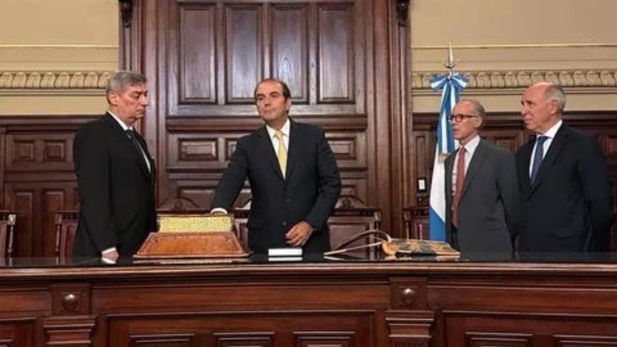 Juró Manuel José García-Mansilla como nuevo ministro de la Corte Suprema de Justicia